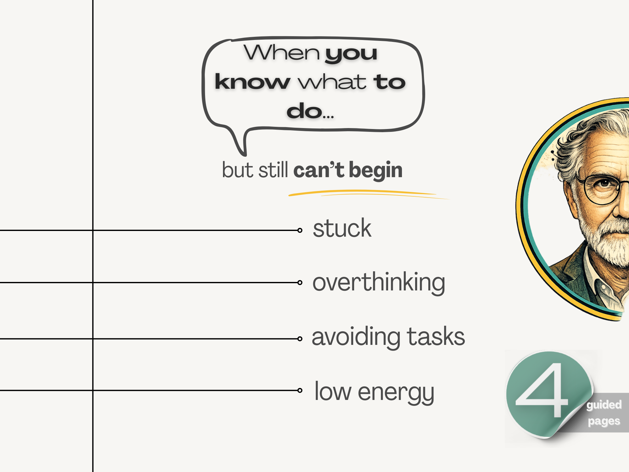 ADHD Task Starter Printable | Get Unstuck in 5 Minutes