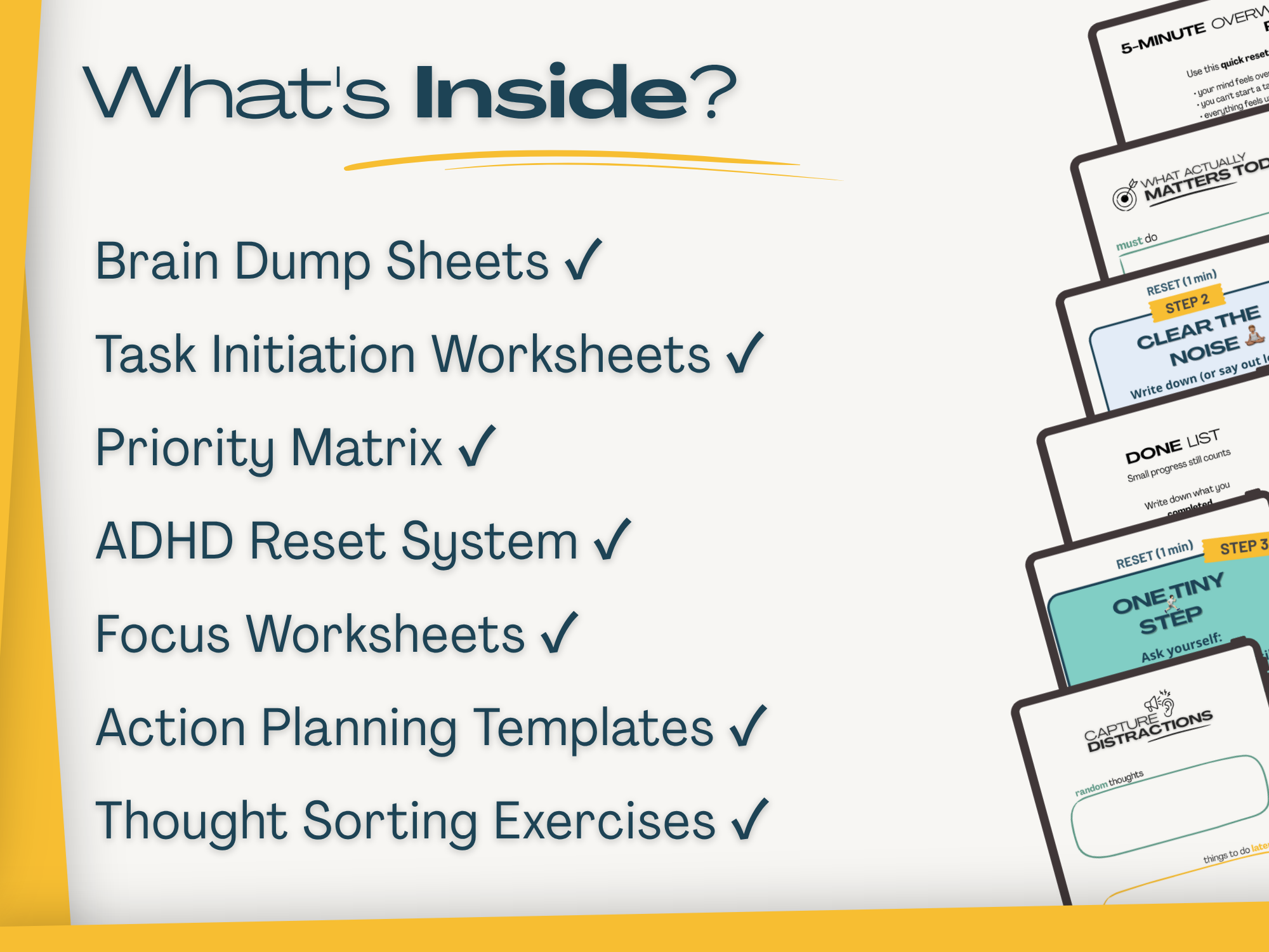 ADHD Action Toolkit | Complete Productivity System