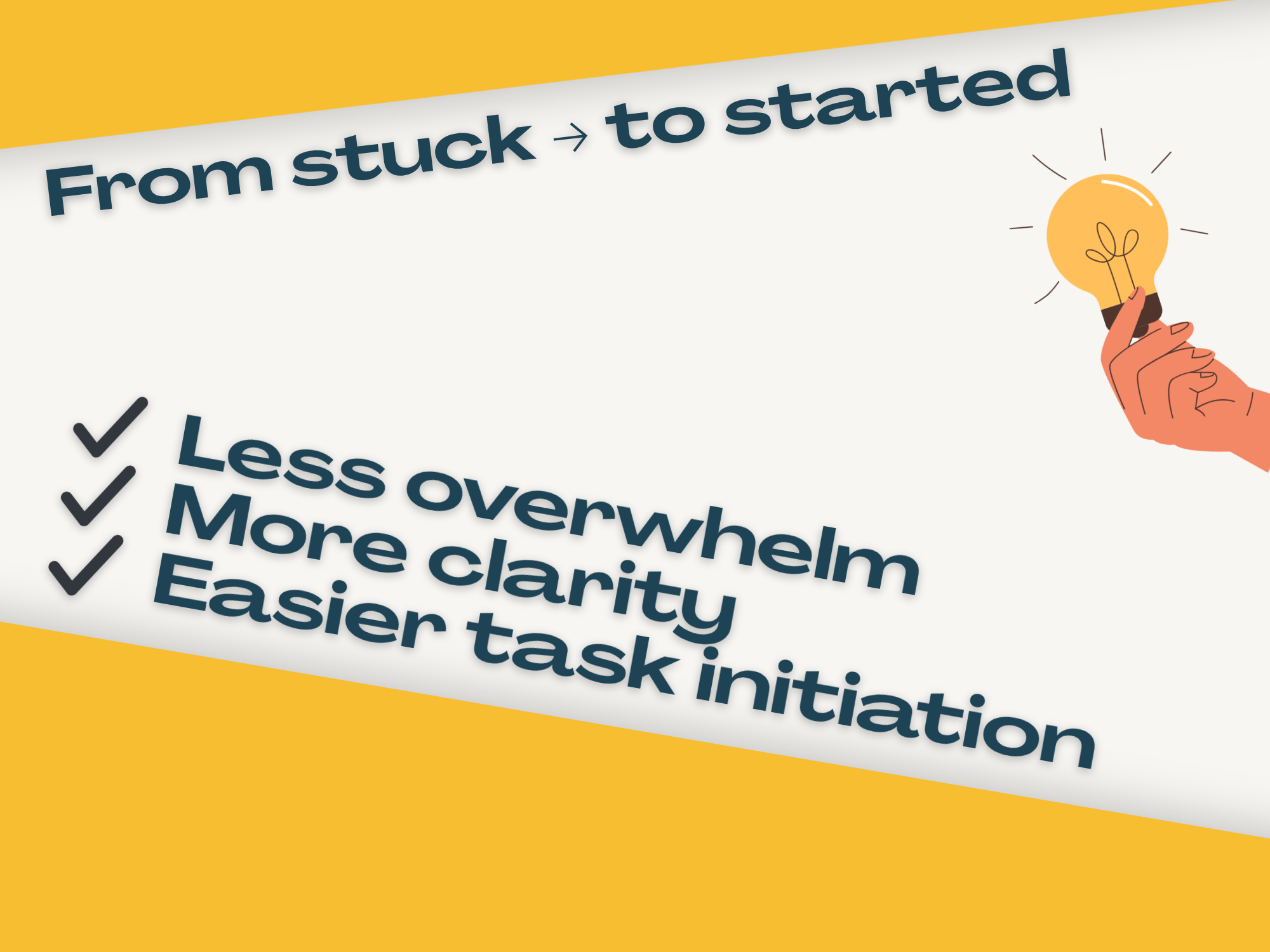 ADHD Task Paralysis Toolkit | Break the Freeze. Start Moving Again.